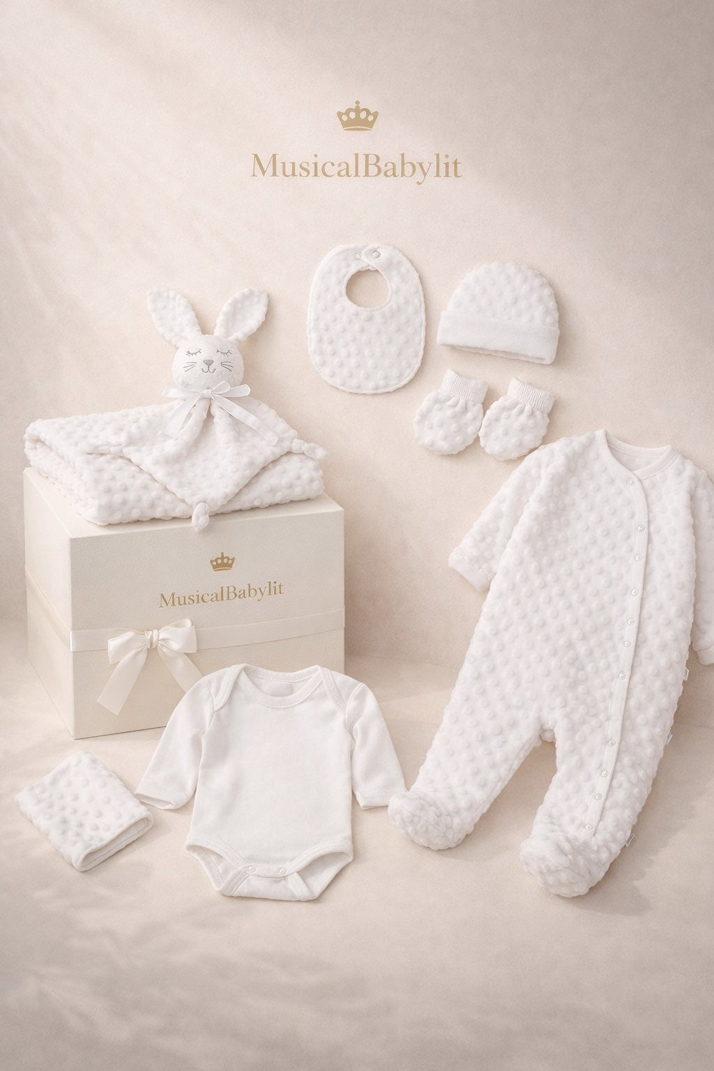 Collection naissance précieuse blanc