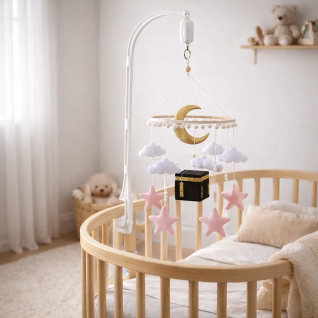 Mobile Musical Bébé – Inspiration Kaaba